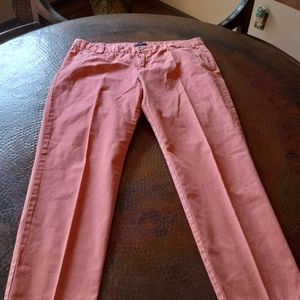 Gap coral cotton pants 12